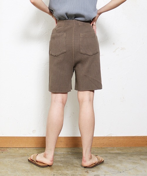 WALLA WALLA SPORT（ワラワラスポーツ）の「THERMAL SHORT/ サーマルショーツ（その他パンツ・レディース・ブラウン/ラベンダー/レッド系/グレー系その他/ナチュラル/オレンジ/グリーン/ピンク・MEDIUM）」の13枚目の写真