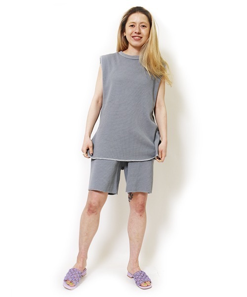 WALLA WALLA SPORT（ワラワラスポーツ）の「THERMAL SHORT/ サーマルショーツ（その他パンツ・レディース・ブラウン/ラベンダー/レッド系/グレー系その他/ナチュラル/オレンジ/グリーン/ピンク・MEDIUM）」の11枚目の写真