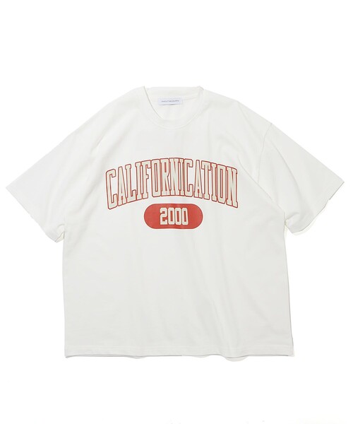 Various Timeless Arts（ヴァリアスタイムレスアーツ）の「VARIOUS TIMELESS ARTS/ヴァリアス タイムレス アーツ 別注CALIFORNICATION/カリフォルニケーション（Tシャツ/カットソー・メンズ・ホワイト/ブラック・MEDIUM/LARGE）」の3枚目の写真