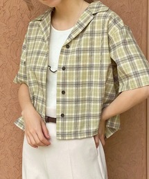 WEGO | WEGO/リネンライクオープンカラーシャツ(シャツ/ブラウス)