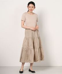 NANO universe | リブ×ティアードドッキングワンピース(ワンピース)