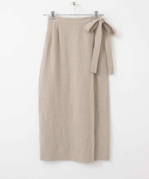 F by ROSSO（エフバイロッソ）の「F by ROSSO　リネンラップスカート（スカート・レディース・ベージュ系その他/ベージュ/ブラウン系その他・38/36）」の17枚目の写真