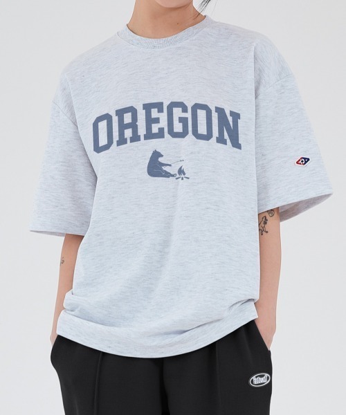 ACOVER（オコボ）の「『ACOVER/オコボ』OREGON ARCH T-SHIRTS/アーチロゴプリント 半袖Tシャツ（Tシャツ/カットソー・レディース・ホワイト/ライトグレー/ライトブルー/ブラック/チャコールグレー・M）」の10枚目の写真