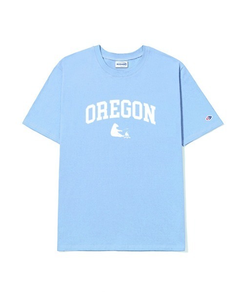 ACOVER（オコボ）の「『ACOVER/オコボ』OREGON ARCH T-SHIRTS/アーチロゴプリント 半袖Tシャツ（Tシャツ/カットソー・レディース・ホワイト/ライトグレー/ライトブルー/ブラック/チャコールグレー・M）」の16枚目の写真