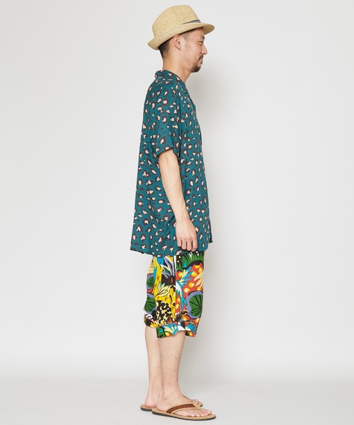 チャイハネ(チャイハネ)の「【チャイハネ】ジャングルMEN'Sシャツ(シャツ/ブラウス・メンズ・ホワイト/ベージュ/ネイビー/ブラウン/グリーン/グレー/マスタード/ライトブラウン/カーキ・FREE)」の12枚目の写真