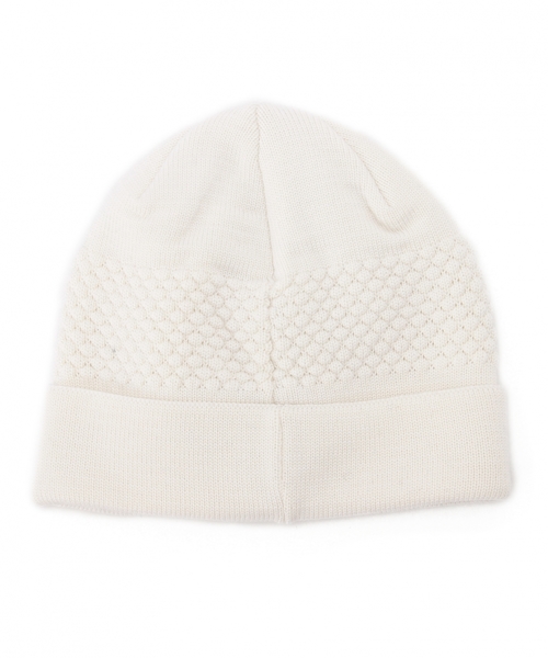 BEAUTY&YOUTH UNITED ARROWS（ビューティーアンドユースユナイテッドアローズ）の「＜Norse Projects＞ BUBBLE BEANIE/ニット帽（ハット・メンズ・ホワイト/ネイビー・ONE）」の3枚目の写真