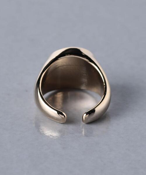 UNITED ARROWS（ユナイテッドアローズ）の「UWFM コイン リング（リング・レディース・シルバー/ゴールド・11）」の5枚目の写真