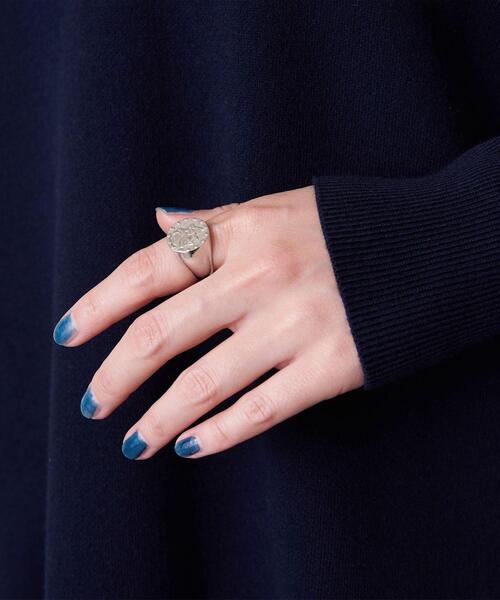 UNITED ARROWS（ユナイテッドアローズ）の「UWFM コイン リング（リング・レディース・シルバー/ゴールド・11）」の8枚目の写真