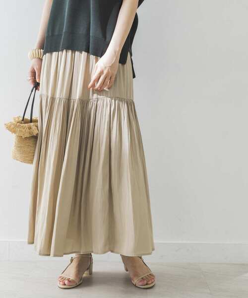 URBAN RESEARCH（アーバンリサーチ）の「プリーツティアードスカート