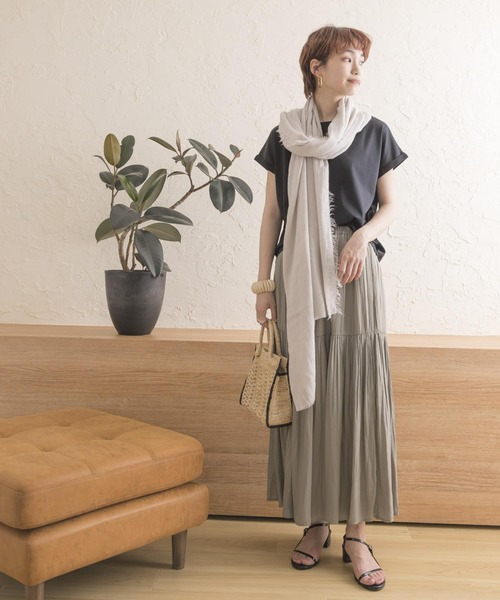 【今季新品タグ付き】アーバンリサーチ　プリーツティアードスカート URBAN RESEARCH（アーバンリサーチ） スカート プリーツティアード