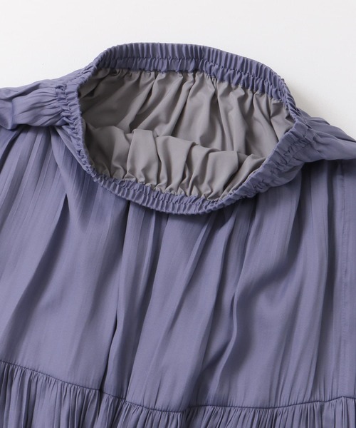 URBAN RESEARCH（アーバンリサーチ）の「プリーツティアードスカート（スカート・レディース・ブルー/ベージュ/ライトカーキ・FREE）」の17枚目の写真