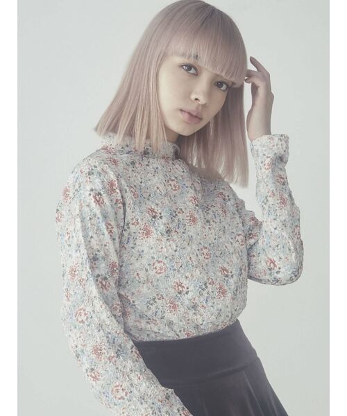 merry jenny(メリージェニー)の「tiny flower tops(Tシャツ/カットソー・レディース・ピンク/ブルー・FREE)」の6枚目の写真