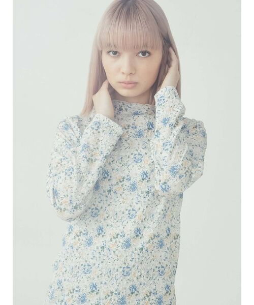 merry jenny(メリージェニー)の「tiny flower tops(Tシャツ/カットソー・レディース・ピンク/ブルー・FREE)」の12枚目の写真