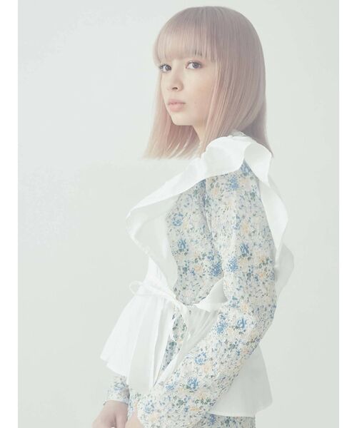 merry jenny(メリージェニー)の「tiny flower tops(Tシャツ/カットソー・レディース・ピンク/ブルー・FREE)」の15枚目の写真