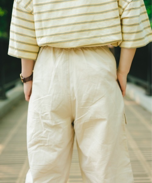 nemne store（ネンネストア）の「雲を見つめるスソダーツカーゴパンツ（カーゴパンツ・レディース・オフホワイト/アイボリー・フリー）」の20枚目の写真