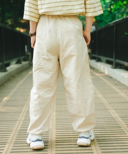 nemne store（ネンネストア）の「雲を見つめるスソダーツカーゴパンツ（カーゴパンツ・レディース・オフホワイト/アイボリー・フリー）」の21枚目の写真