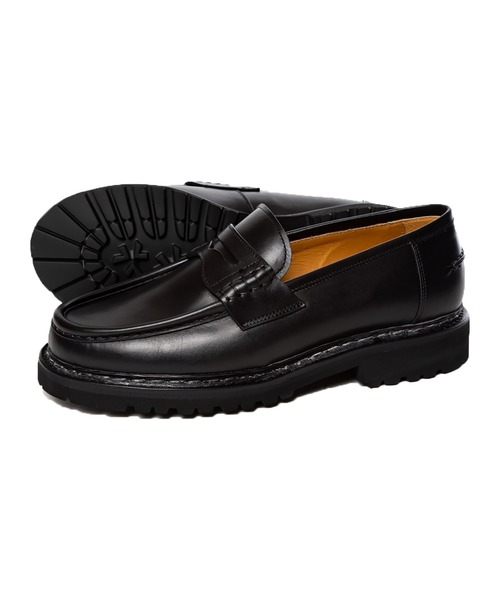 Berwick1707（バーウィック）の「Berwick バーウィック コイン ローファー 5293 ヴィブラム ソール（ローファー・メンズ・ブラック・6/8/9/8.5/6.5/5/7/7.5/5.5）」の3枚目の写真