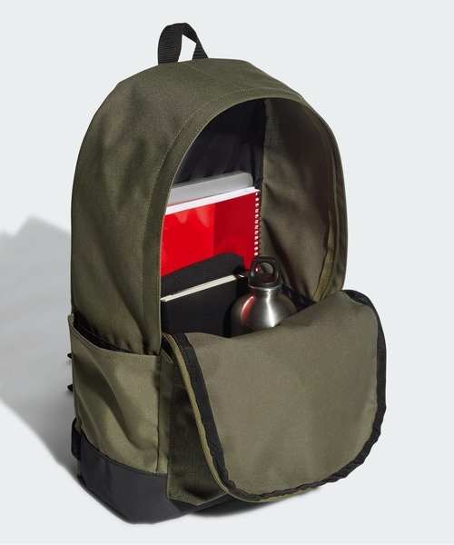 adidas（アディダス）の「クラシック バックパック/リュックサック [CLASSIC BACKPACK] アディダス（バックパック/リュック・メンズ・ブラック×グレー/ピンク系その他/オリーブ/ネイビー・FREE）」の16枚目の写真