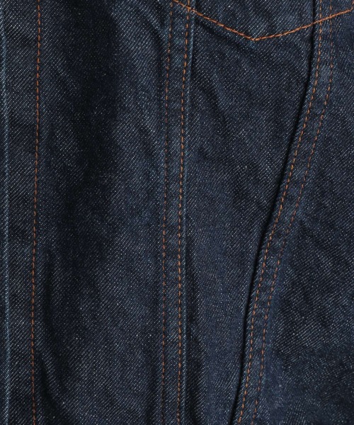 Andemiu（アンデミュウ）の「オーバーサイズＧジャン215195（デニムジャケット・レディース・グレー/インディゴブルー・FREE）」の13枚目の写真