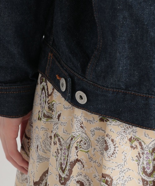 Andemiu（アンデミュウ）の「オーバーサイズＧジャン215195（デニムジャケット・レディース・グレー/インディゴブルー・FREE）」の18枚目の写真