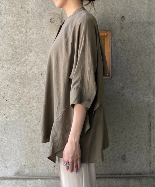 CAPRICIEUX LE'MAGE（カプリシューレマージュ）の「ラッフルデザインシャツ（シャツ/ブラウス・レディース・ホワイト/ブラック/カーキ・FREE）」の20枚目の写真