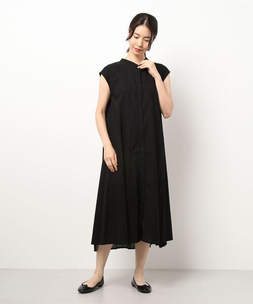 N.（N. Natural Beauty Basic）（エヌエヌナチュラルビューティーベーシック）の「バックプリーツマキシワンピース（ワンピース・レディース・ホワイト/ブラック/レッド・MEDIUM）」の20枚目の写真