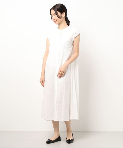 N.（N. Natural Beauty Basic）（エヌエヌナチュラルビューティーベーシック）の「バックプリーツマキシワンピース（ワンピース・レディース・ホワイト/ブラック/レッド・MEDIUM）」の15枚目の写真