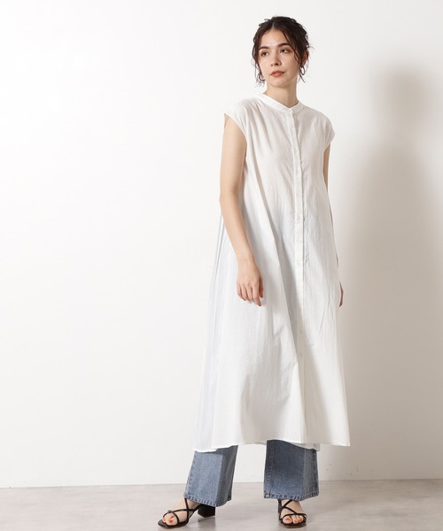 N.（N. Natural Beauty Basic）（エヌエヌナチュラルビューティーベーシック）の「バックプリーツマキシワンピース（ワンピース・レディース・ホワイト/ブラック/レッド・MEDIUM）」の22枚目の写真