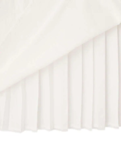 N.（N. Natural Beauty Basic）（エヌエヌナチュラルビューティーベーシック）の「バックプリーツマキシワンピース（ワンピース・レディース・ホワイト/ブラック/レッド・MEDIUM）」の12枚目の写真