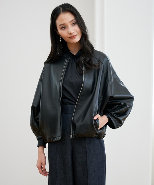 ANAYI（アナイ）の「レザードルマンスリーブ ジャケット（その他