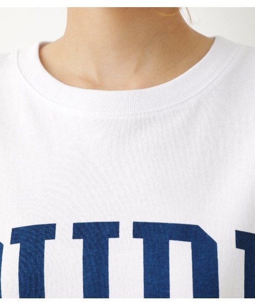 RODEO CROWNS WIDE BOWL（ロデオクラウンズワイドボウル）の「ポケットTシャツワンピース（ワンピース・レディース・ホワイト/ブラック/グリーン・FREE）」の8枚目の写真