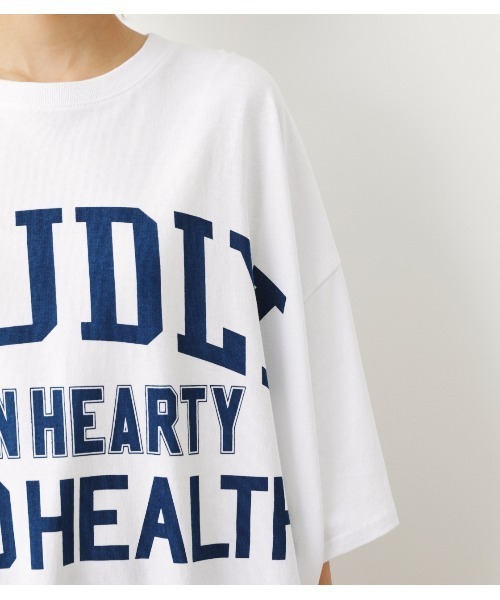 RODEO CROWNS WIDE BOWL（ロデオクラウンズワイドボウル）の「ポケットTシャツワンピース（ワンピース・レディース・ホワイト/ブラック/グリーン・FREE）」の9枚目の写真