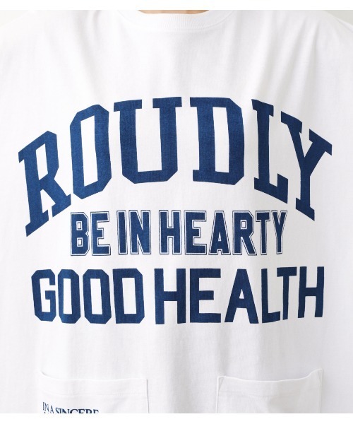 RODEO CROWNS WIDE BOWL（ロデオクラウンズワイドボウル）の「ポケットTシャツワンピース（ワンピース・レディース・ホワイト/ブラック/グリーン・FREE）」の10枚目の写真