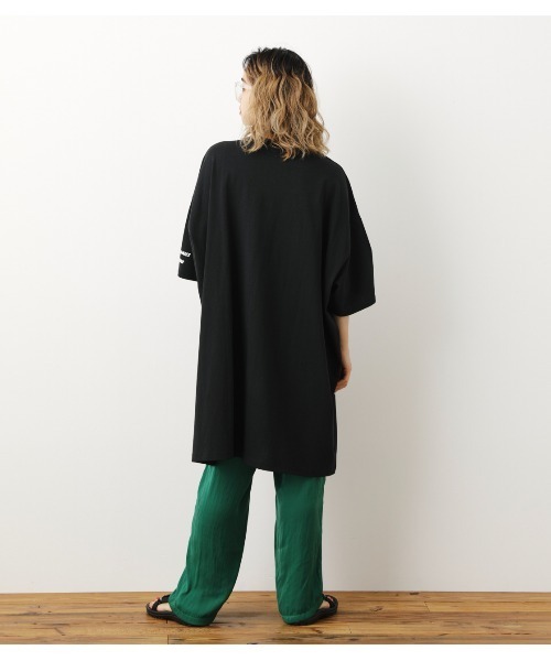 RODEO CROWNS WIDE BOWL（ロデオクラウンズワイドボウル）の「ポケットTシャツワンピース（ワンピース・レディース・ホワイト/ブラック/グリーン・FREE）」の16枚目の写真
