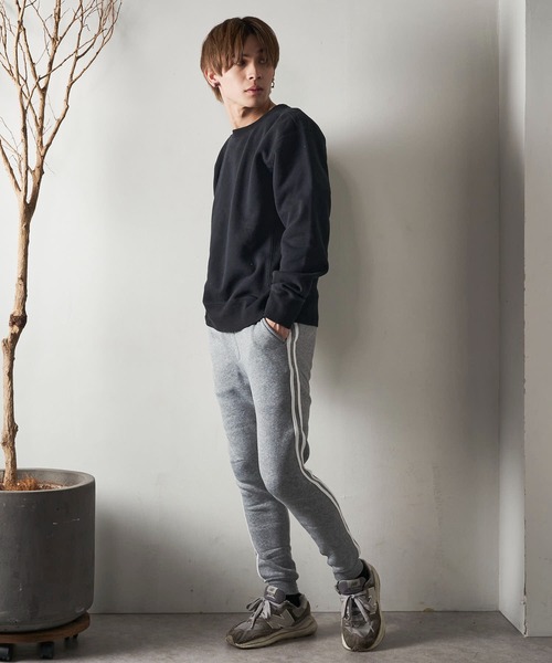 ADPOSION(アドポーション)の「【WEB限定】裏起毛スウェットパンツ(スウェットパンツ・メンズ・ブラック系1/ブラック系2/グレー系1/グレー系2/グレー系3/ブラック系3・MEDIUM/LARGE/X-LARGE)」の18枚目の写真