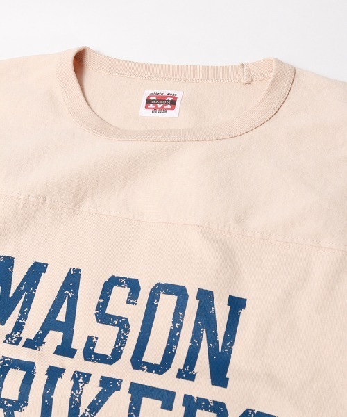 セール】[MASON/メイソン] 別注 カレッジプリント フットボール