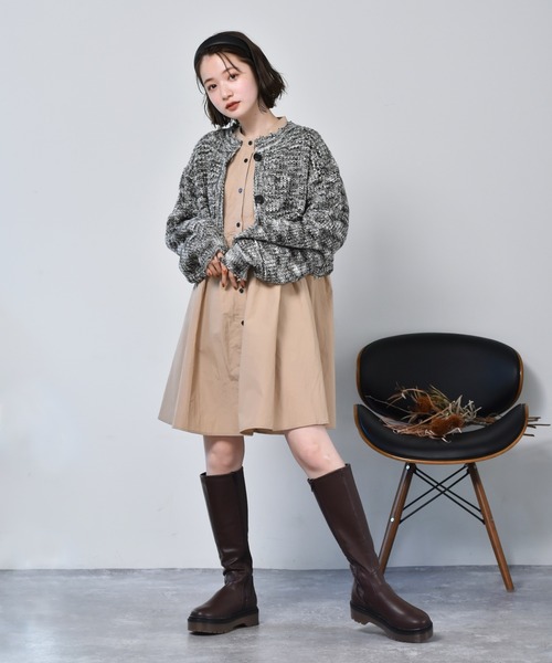 RETRO GIRL（レトロガール）の「ダメージショートカーデ（カーディガン/ボレロ・レディース・レッド/アイボリー/ブラック系その他/ブラウン系その他/ダークブルー・FREE）」の21枚目の写真