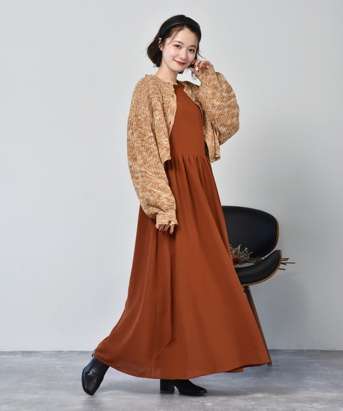 RETRO GIRL（レトロガール）の「ダメージショートカーデ（カーディガン/ボレロ・レディース・レッド/アイボリー/ブラック系その他/ブラウン系その他/ダークブルー・FREE）」の14枚目の写真