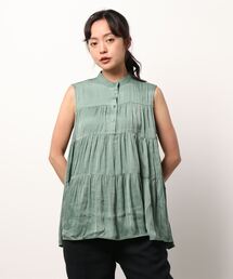 Te chichi | バンドカラーティアードチュニックブラウス(シャツ/ブラウス)