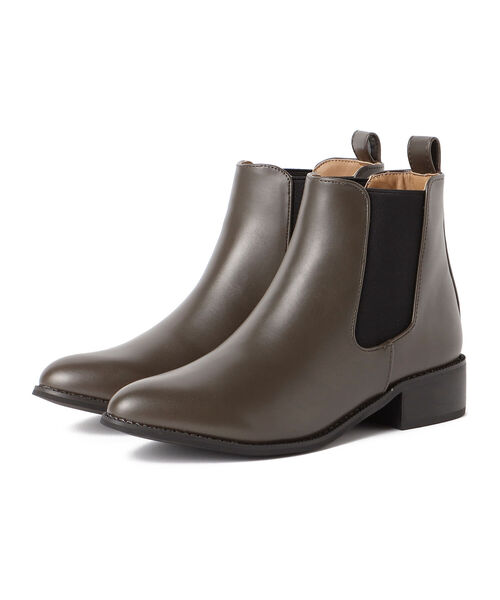 BEAMS HEART(ビームスハート)の「BEAMS HEART / サイドゴア ブーツ(ブーツ・レディース・ブラック/グリーン系その他5・SMALL/MEDIUM/LARGE)」の3枚目の写真
