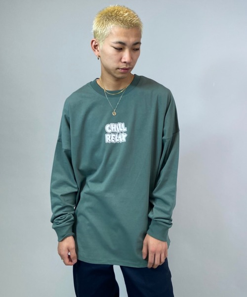 chillax(チラックス)の「【ムラサキスポーツ別注】CHILLAX/チラックス BETTY BOOP ビックシルエット バックプリントロンT 214OO1LT119CL(Tシャツ/カットソー・メンズ・ネイビー/ホワイト/グレー/グリーン・L/M)」の21枚目の写真