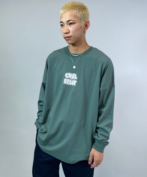 chillax(チラックス)の「【ムラサキスポーツ別注】CHILLAX/チラックス BETTY BOOP ビックシルエット バックプリントロンT 214OO1LT119CL(Tシャツ/カットソー・メンズ・ネイビー/ホワイト/グレー/グリーン・L/M)」の20枚目の写真