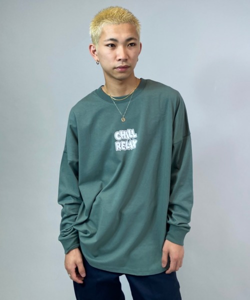 chillax(チラックス)の「【ムラサキスポーツ別注】CHILLAX/チラックス BETTY BOOP ビックシルエット バックプリントロンT 214OO1LT119CL(Tシャツ/カットソー・メンズ・ネイビー/ホワイト/グレー/グリーン・L/M)」の22枚目の写真