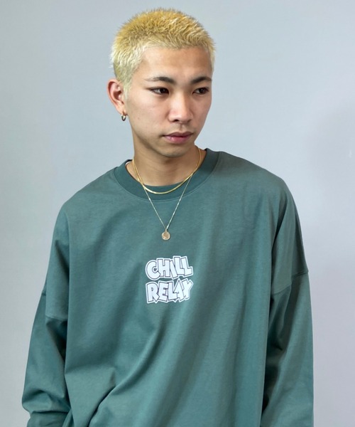 chillax(チラックス)の「【ムラサキスポーツ別注】CHILLAX/チラックス BETTY BOOP ビックシルエット バックプリントロンT 214OO1LT119CL(Tシャツ/カットソー・メンズ・ネイビー/ホワイト/グレー/グリーン・L/M)」の19枚目の写真