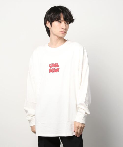 chillax(チラックス)の「【ムラサキスポーツ別注】CHILLAX/チラックス BETTY BOOP ビックシルエット バックプリントロンT 214OO1LT119CL(Tシャツ/カットソー・メンズ・ネイビー/ホワイト/グレー/グリーン・L/M)」の11枚目の写真