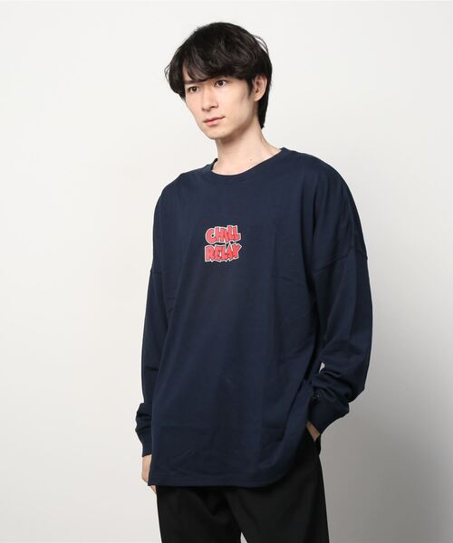 chillax(チラックス)の「【ムラサキスポーツ別注】CHILLAX/チラックス BETTY BOOP ビックシルエット バックプリントロンT 214OO1LT119CL(Tシャツ/カットソー・メンズ・ネイビー/ホワイト/グレー/グリーン・L/M)」の10枚目の写真