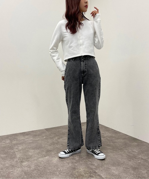 apres jour mignon（アプレジュールミニョン）の「２WAYトップス【ZOZOTOWN限定アイテム】（Tシャツ/カットソー・レディース・グリーン/ナチュラル/オフホワイト/ブラック・フリー/X-LARGE）」の19枚目の写真