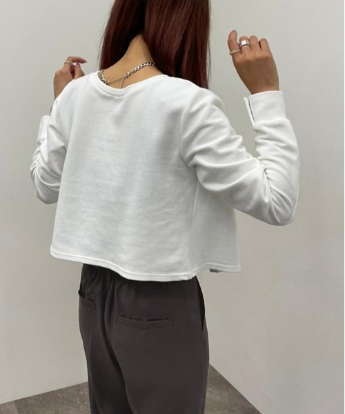 apres jour mignon（アプレジュールミニョン）の「２WAYトップス【ZOZOTOWN限定アイテム】（Tシャツ/カットソー・レディース・グリーン/ナチュラル/オフホワイト/ブラック・フリー/X-LARGE）」の10枚目の写真