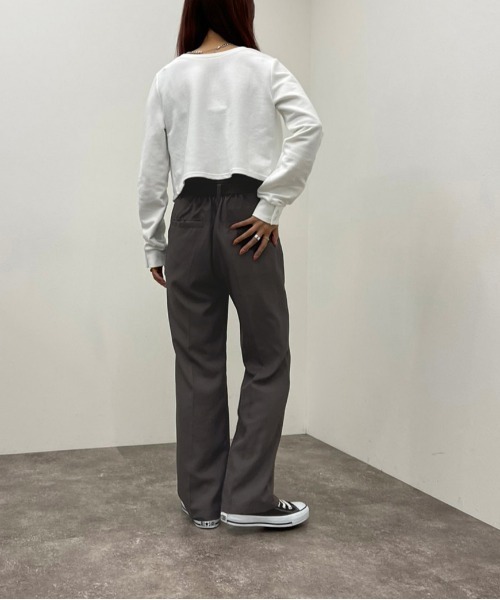 apres jour mignon（アプレジュールミニョン）の「２WAYトップス【ZOZOTOWN限定アイテム】（Tシャツ/カットソー・レディース・グリーン/ナチュラル/オフホワイト/ブラック・フリー/X-LARGE）」の7枚目の写真