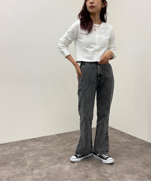 apres jour mignon（アプレジュールミニョン）の「２WAYトップス【ZOZOTOWN限定アイテム】（Tシャツ/カットソー・レディース・グリーン/ナチュラル/オフホワイト/ブラック・フリー/X-LARGE）」の5枚目の写真